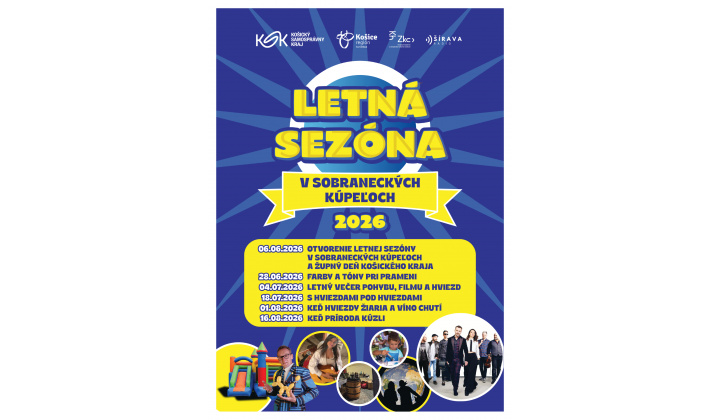 Letná sezóna v Sobraneckých kúpeľoch